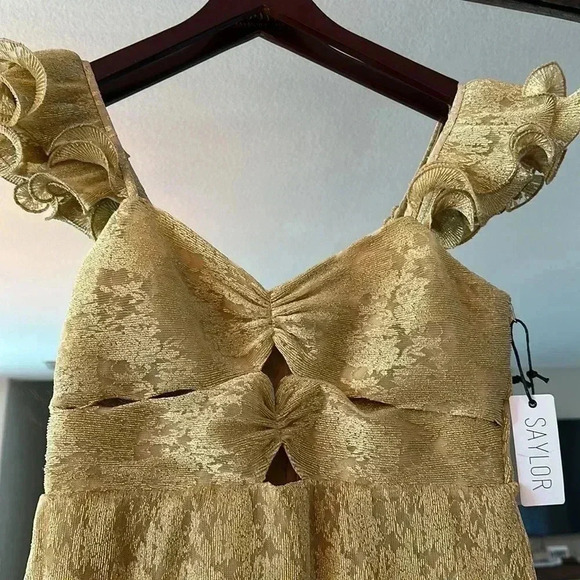 NWT SAYLOR SOMA TIERED DRESS - Picture 4 of 15